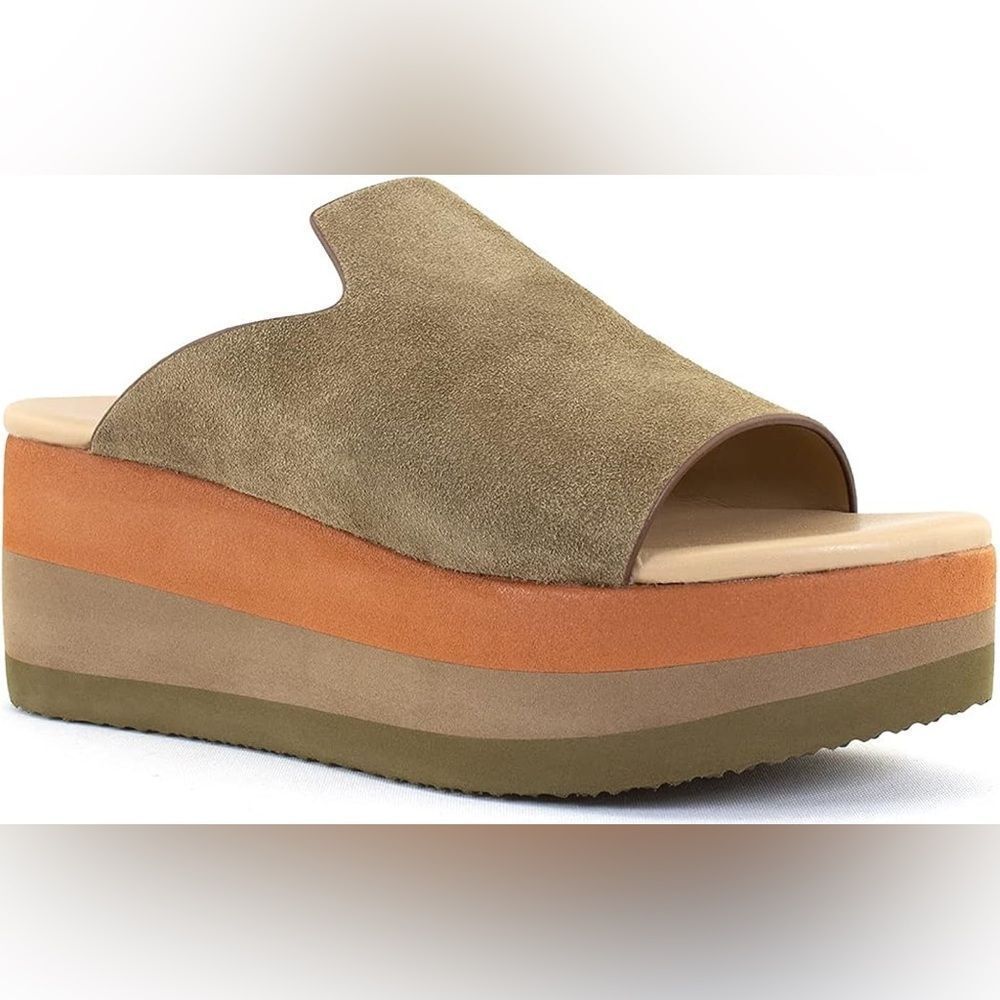 Matisse Women's Elsie Platform Slip On Sandals Size 6